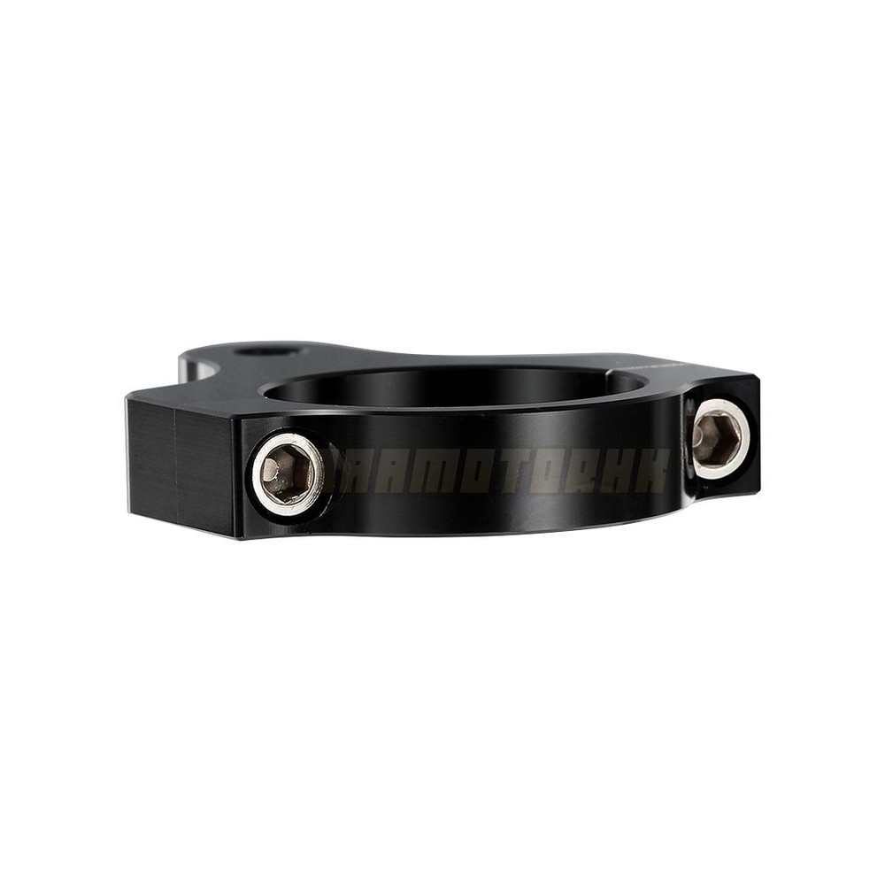 26MM-60MM Motorcycle Steering Damper Fork Frame Mounting Clamp Bracket Black