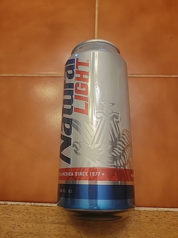 Obsolete Natural Light 16oz Beer Can