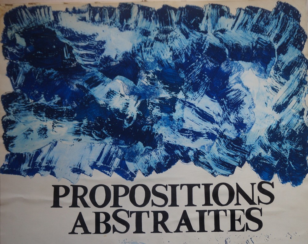 Abstract Propositions Painted Exhibition by Jean-Jacques Cavalier