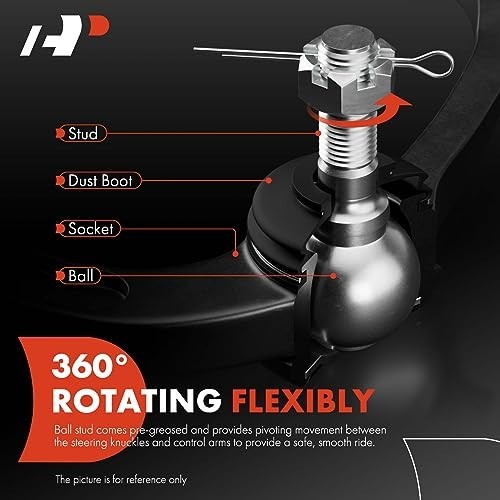 A-Premium Front Right Upper Control Arm, with Ball Joint & Bushing, Compatible w