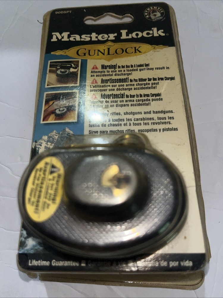 Master Lock Keyed Gun Trigger Lock 2 Keys Masterlock Gunlock - 90DSPT