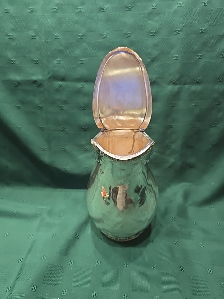 Antique Heavy Silverplate Water Pitcher
