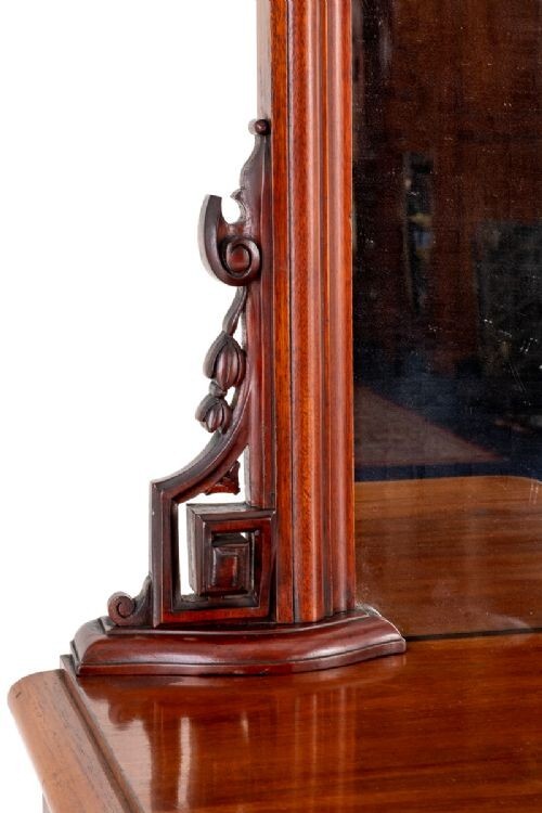 Victorian Mahogany Sideboard Antique Server 1860
