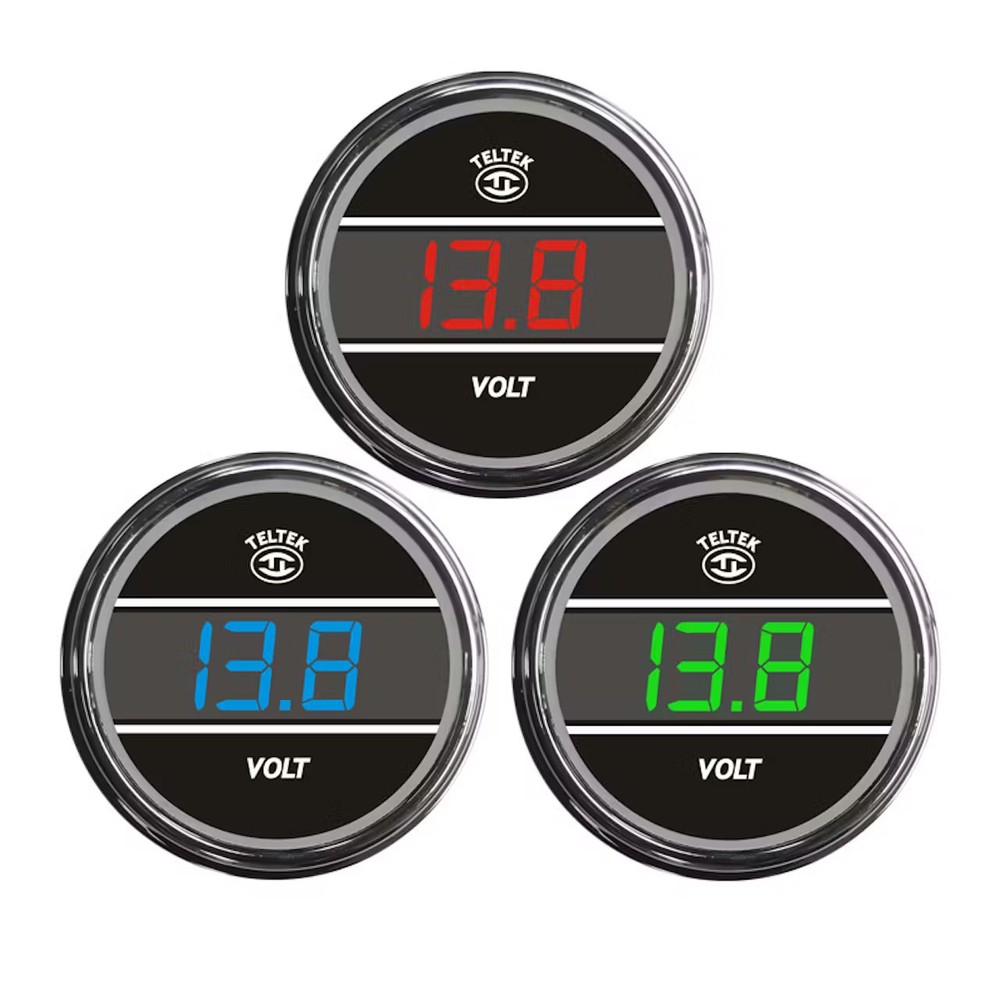 Teltek Digital Voltmeter Gauge