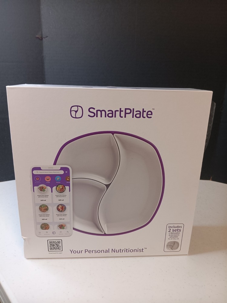 SmartPlate Portion Control Scale Plate Set (New In Box)