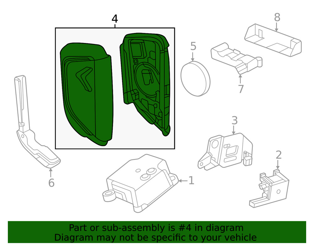Genuine GM Transmitter 13561653