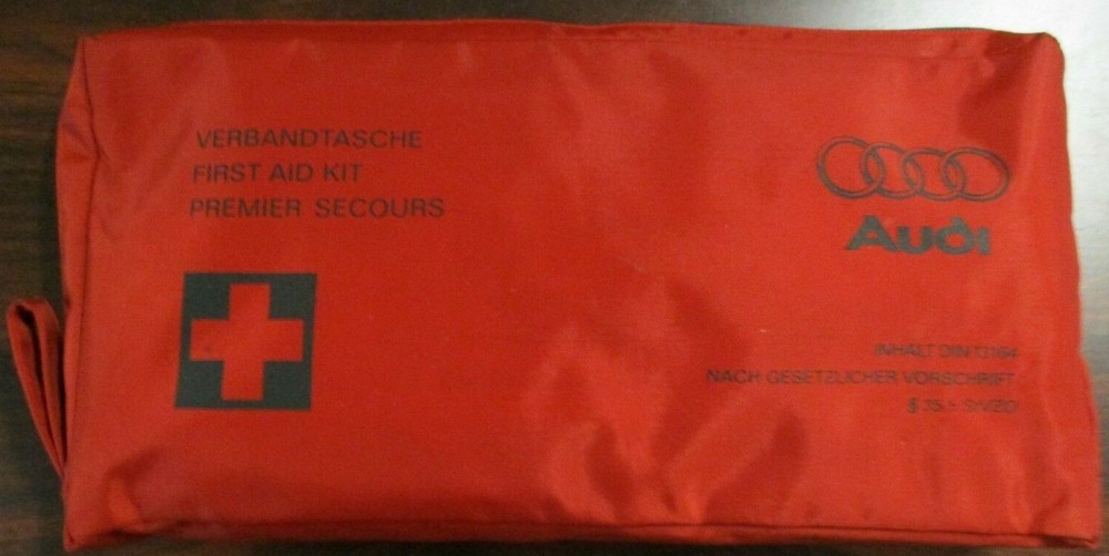 Audi First Aid Kit, All Items Present, All Written in German Including Items