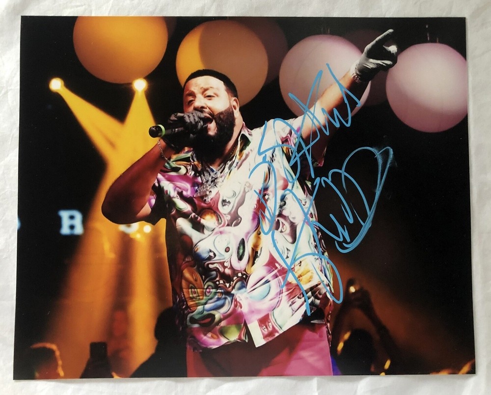 DJ Khaled Signed 8x10 Photo 2 COA