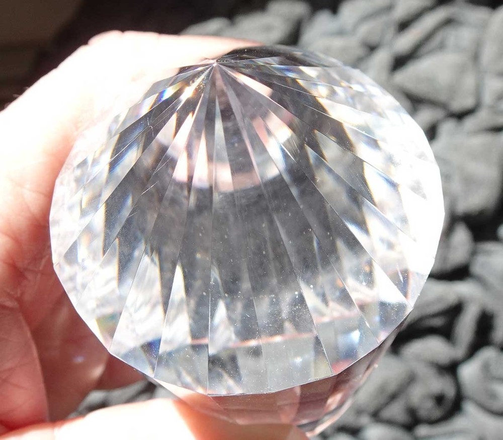 Clear Quartz Vogel 24-sided Crystal - v2004