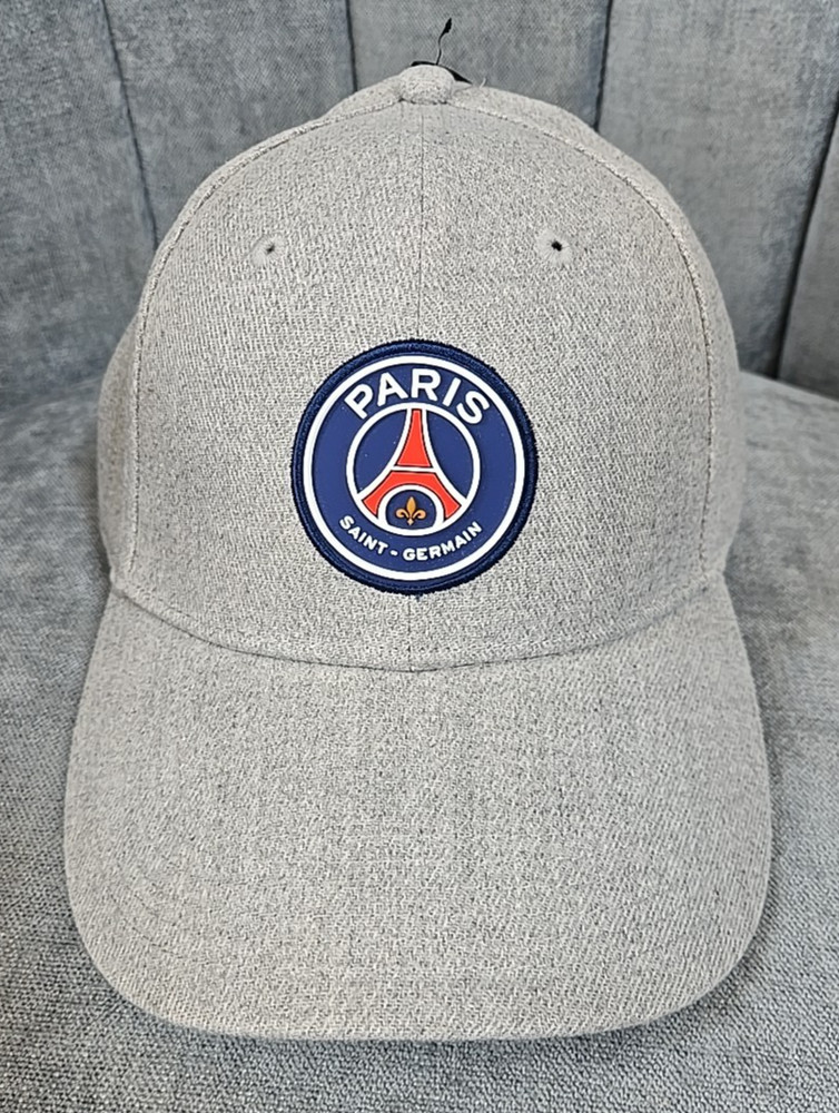 Paris Saint Germain Hat Adjustable Strap Performance Weeplay Gray NEW