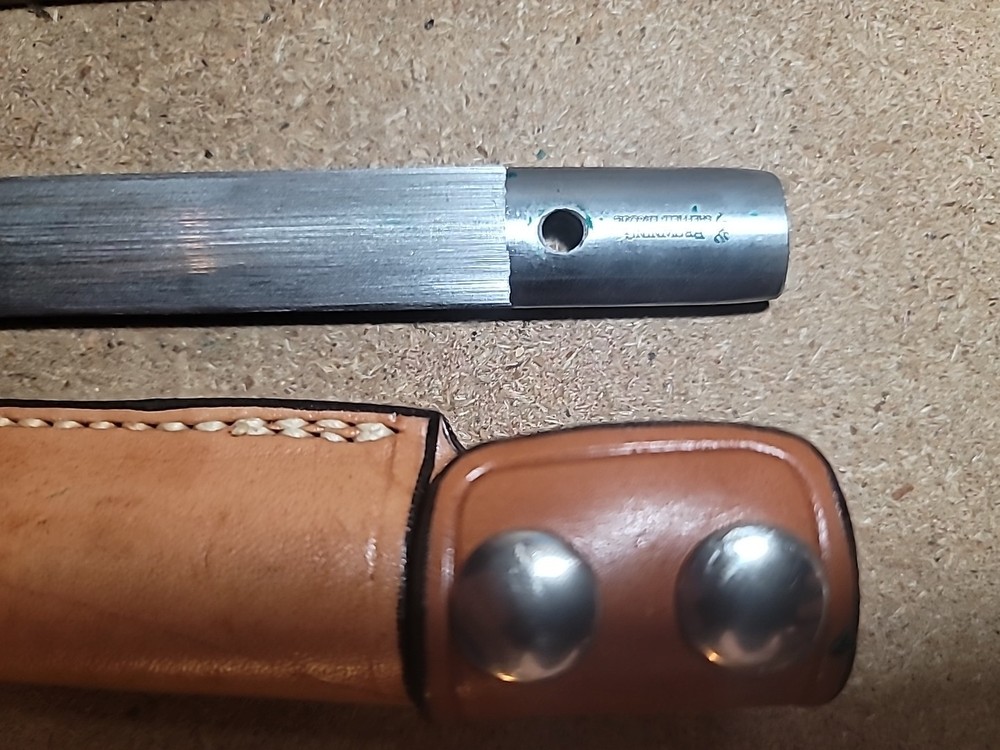 Brown knife hone and chisel