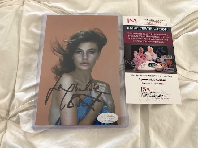 JACQUELINE BISSET SIGNED PICTURE COA BY JSA