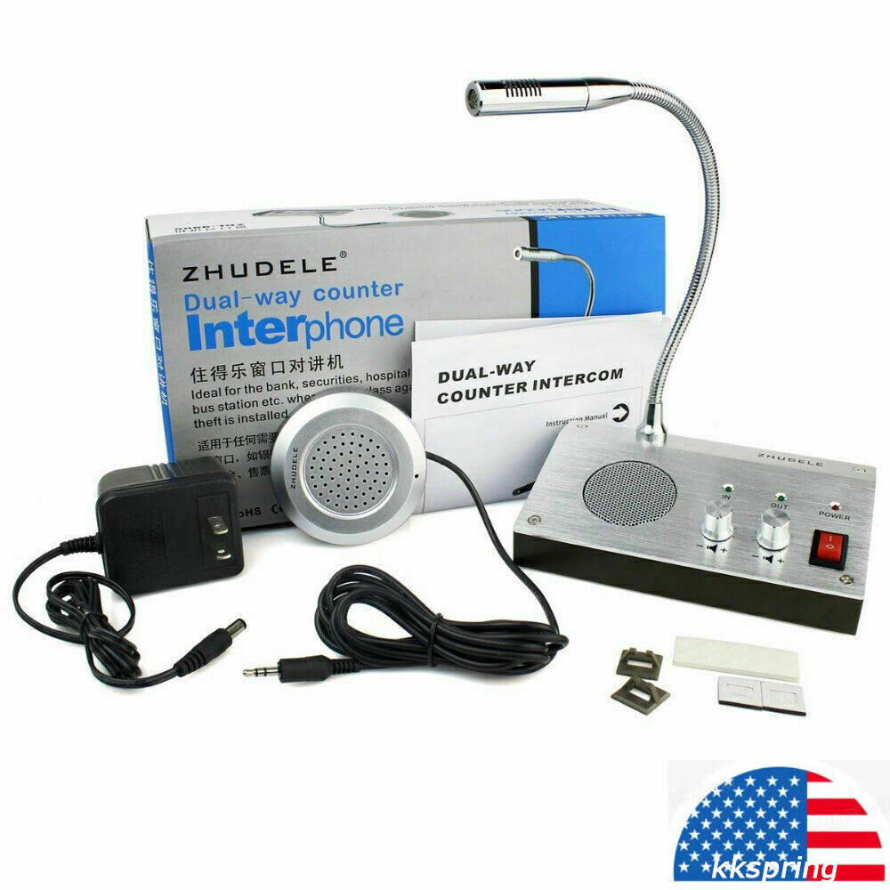 Window Intercom System Speaker Anti-Interference Dual-Way Interphone System