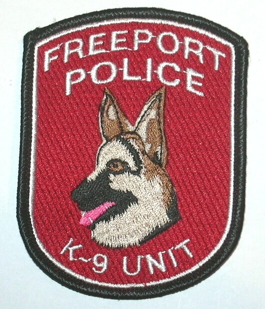 US FREEPORT K9 POLICE patch