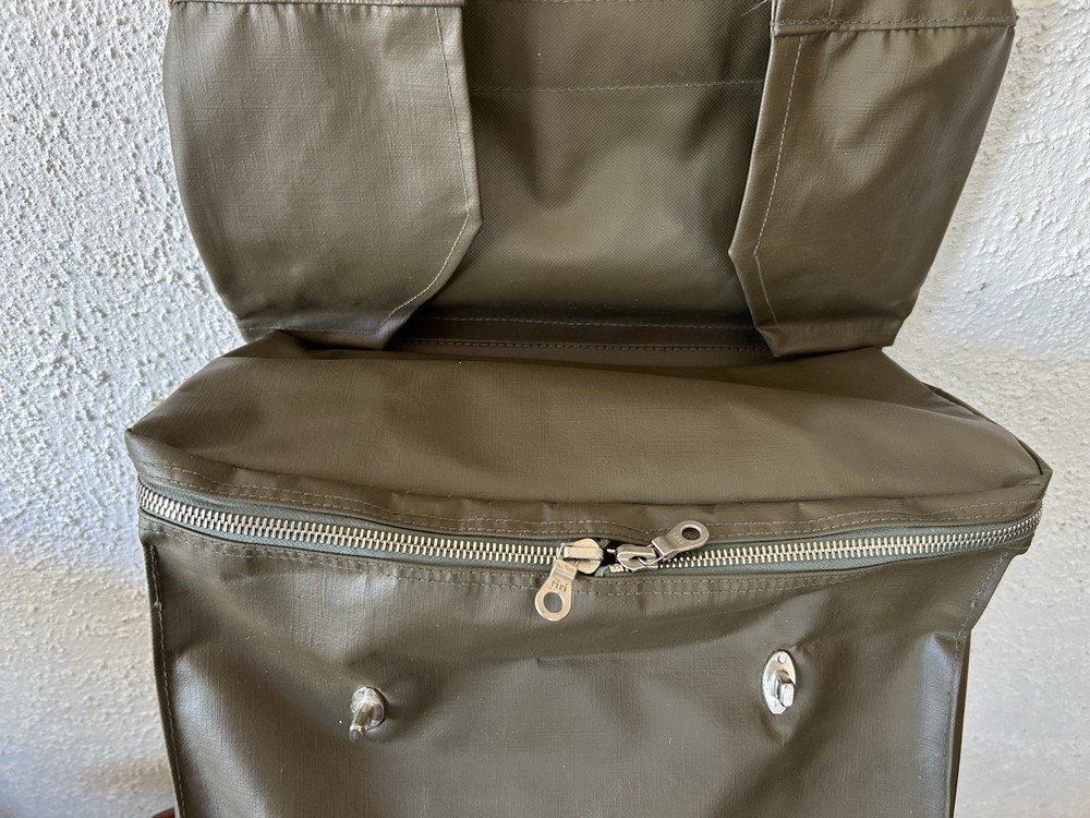Stromeyer Rubberized Backpack Hard Frame Vintage Swiss Military Surplus ~45L