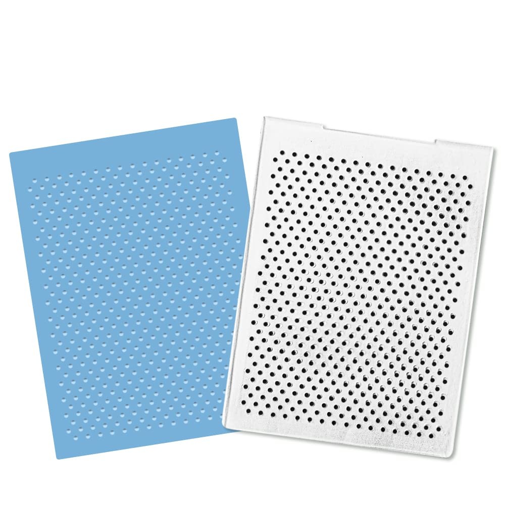 3-D Textured Impressions Dots Embossing Folder, Background Plastic Embossing ...