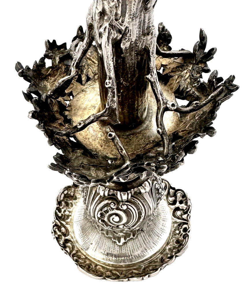 Antique GERMAN ROCOCO STERLING SILVER Candelabras | 3,488 grams