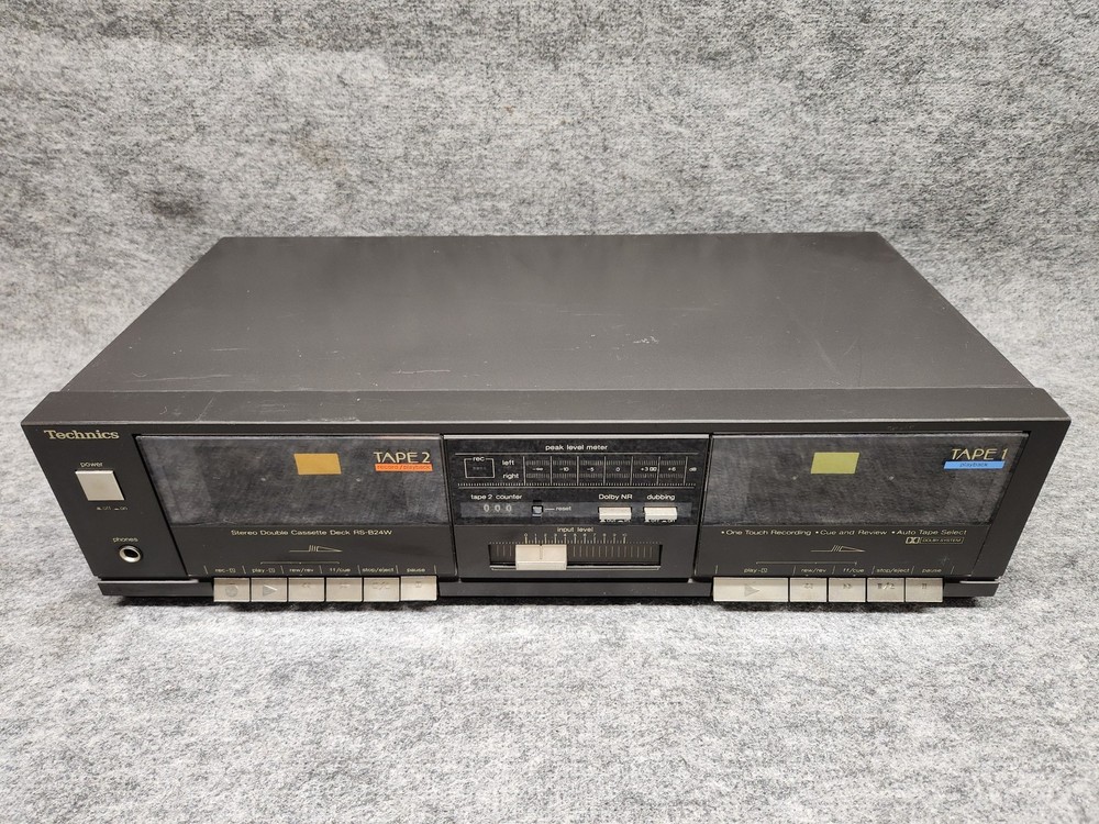 Technics RS-B24W Stereo Double Cassette Deck Player/Recorder *Tested*