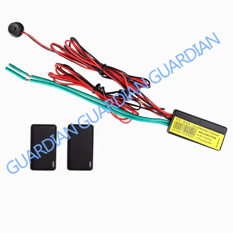 Car Alarm System RFID Immobilizer Wireless Engine Automatic Lock Anti Hijack
