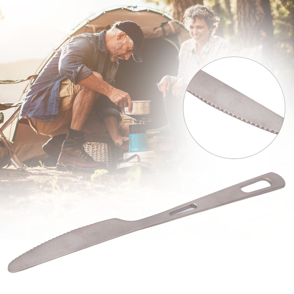 Titanium Utensils Outdoor Camping Tableware Flatware For Backpacking Hiking And