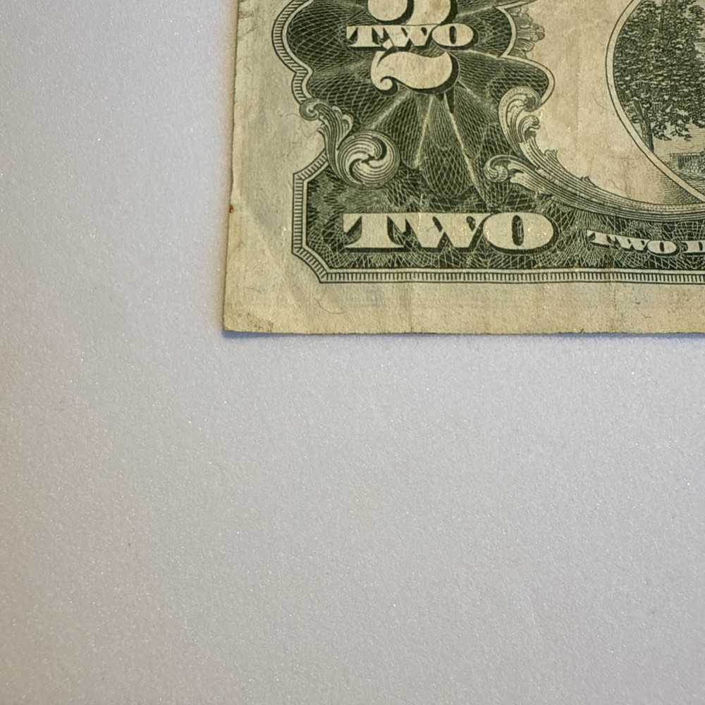 1963 Two Dollar Bill $2 Red Seal Quad Note With Low Serial Number A 07024044 A