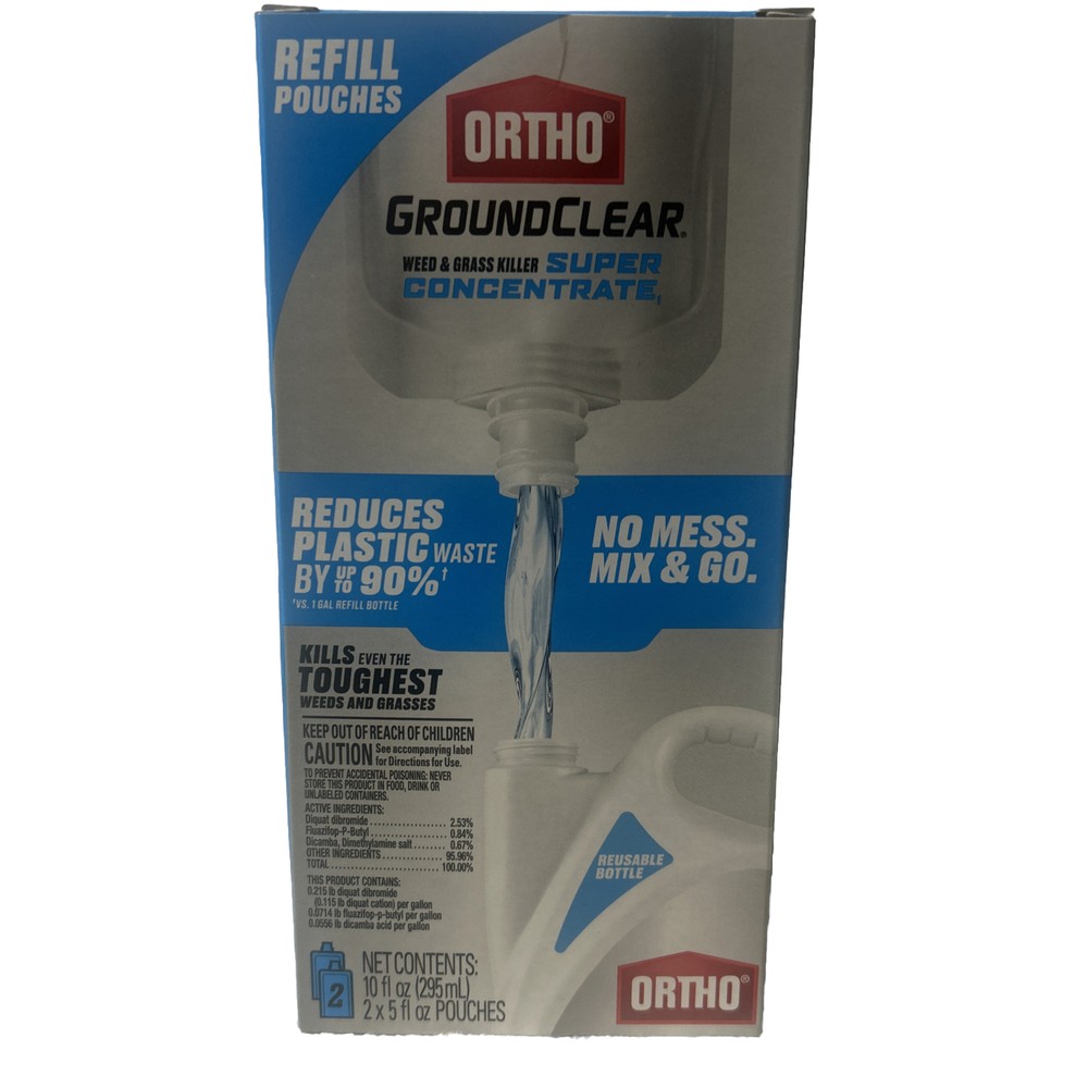 (12) Case Ortho GroundClear Super Concentrate Weed & Grass Killer - 2- 5 oz Ea