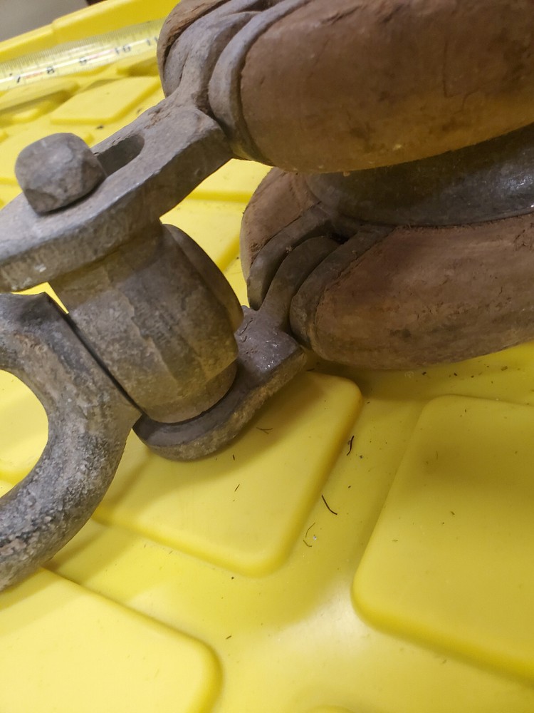 Vintage Block and Tackle Pulley #3