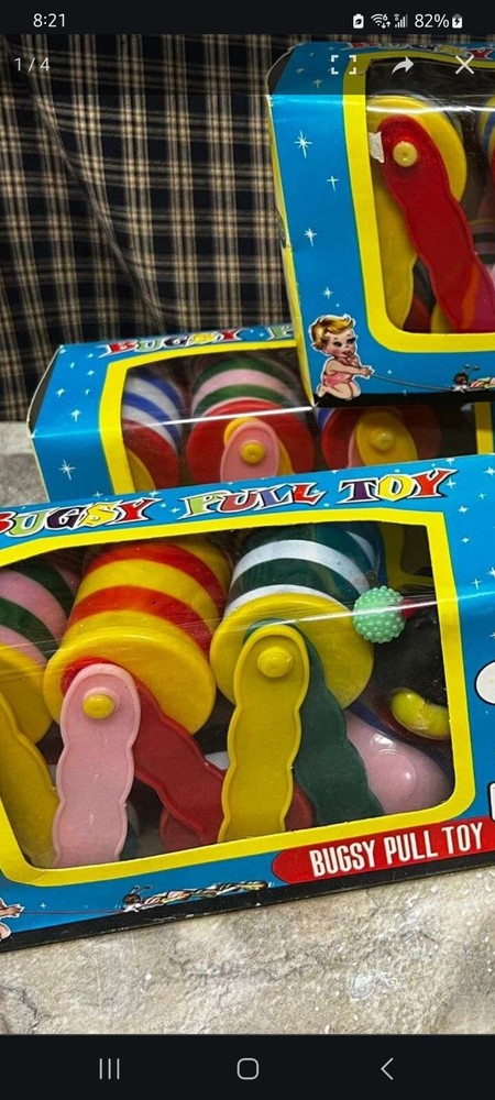 1950'S "BUGSY PULL TOY"