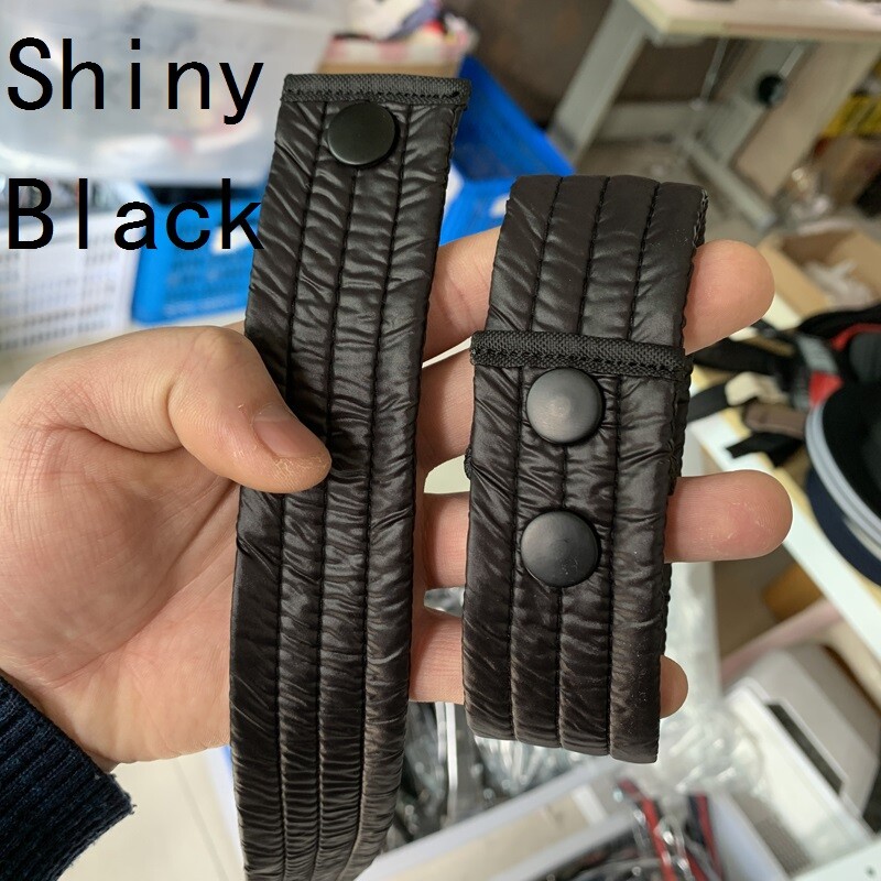 1 Pair Sleeve Belt For Down Jacket Adjustable Quilted Snap Fastener Cuff Decor