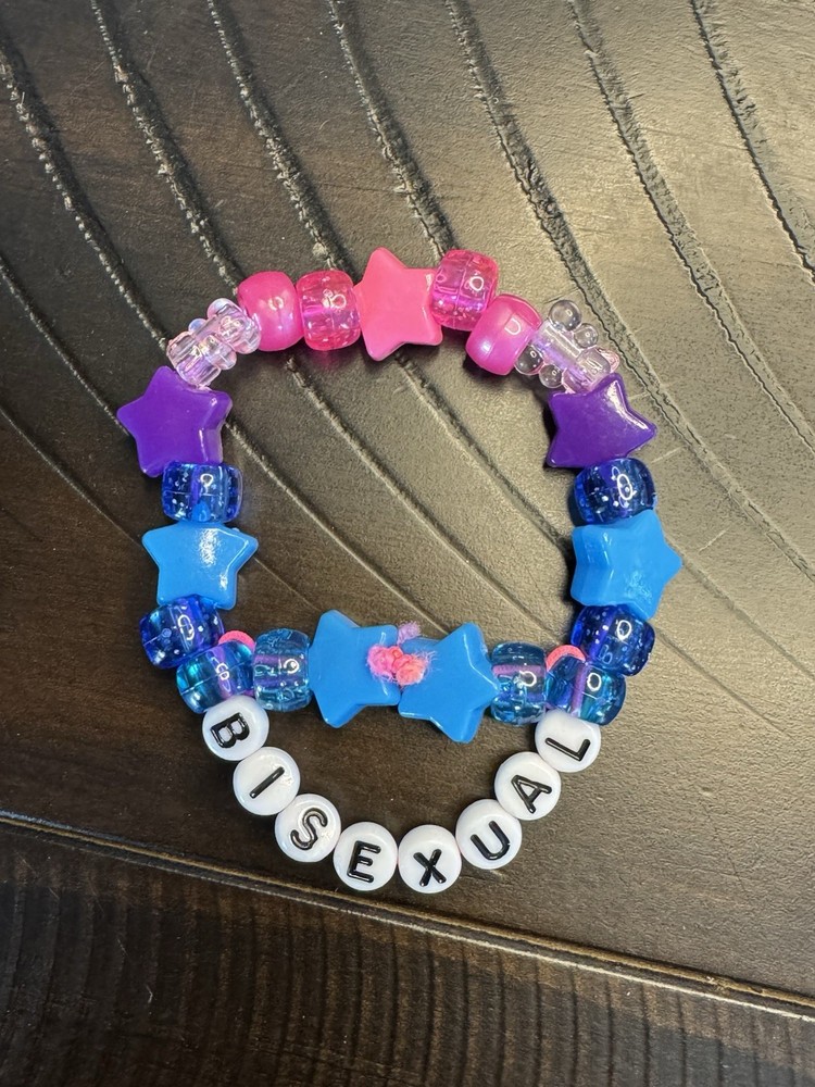 Bisexual Kandi bracelet