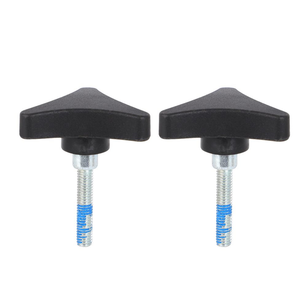 2 PACK Knobs Knob Wheel Assembly For Rolling Walker Rollator Black Rebuild Kit