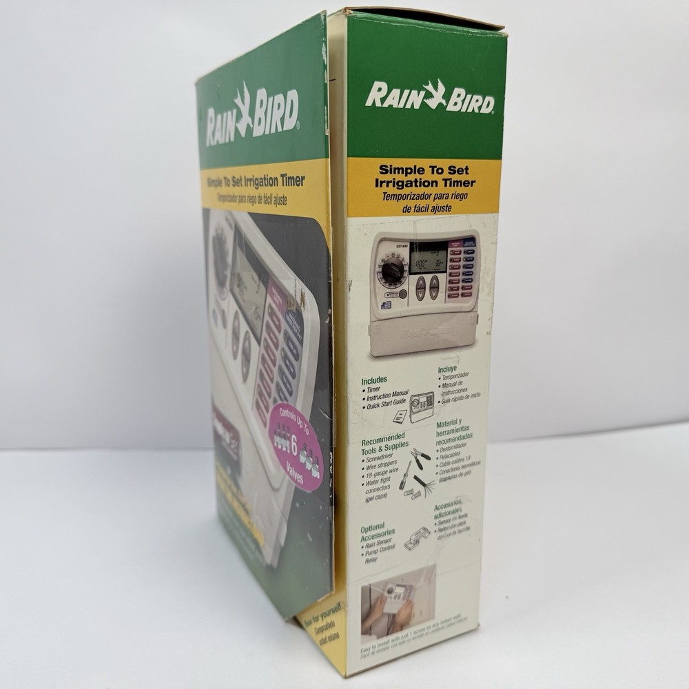 Rain Bird SST-600i Simple Set Irrigation Timer Controller 6 Zone Open Box