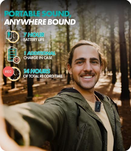 WMX-2-L Wireless Microphone for iPhone with Charging Case - 1 Transmitter