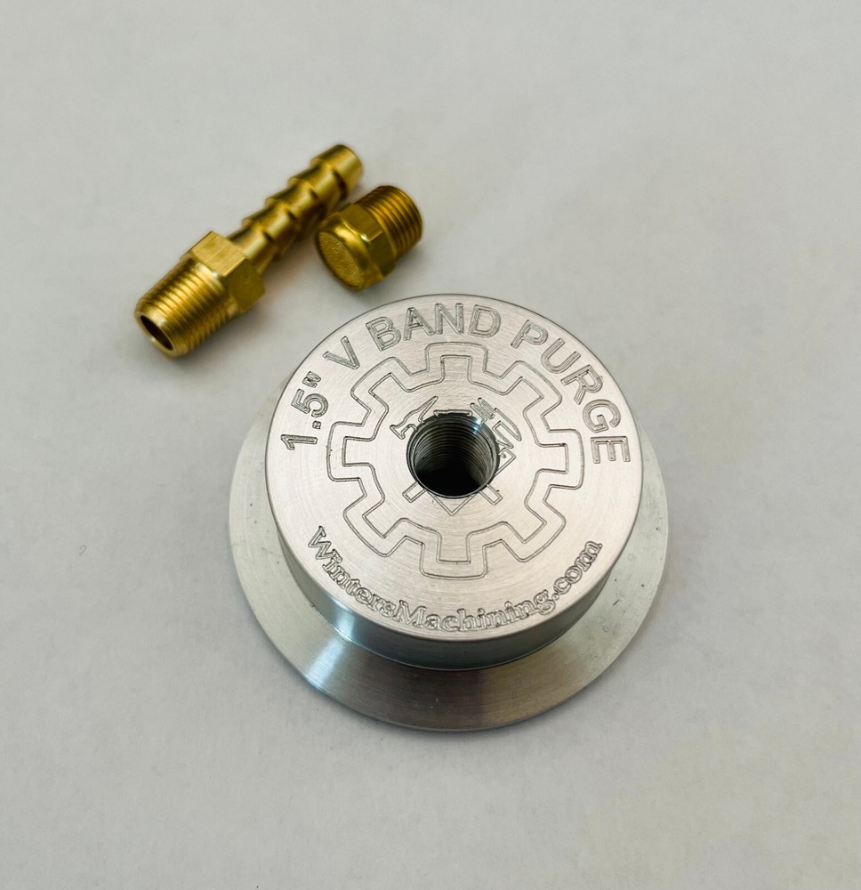 1.5" V BAND BACK PURGE BLOCK