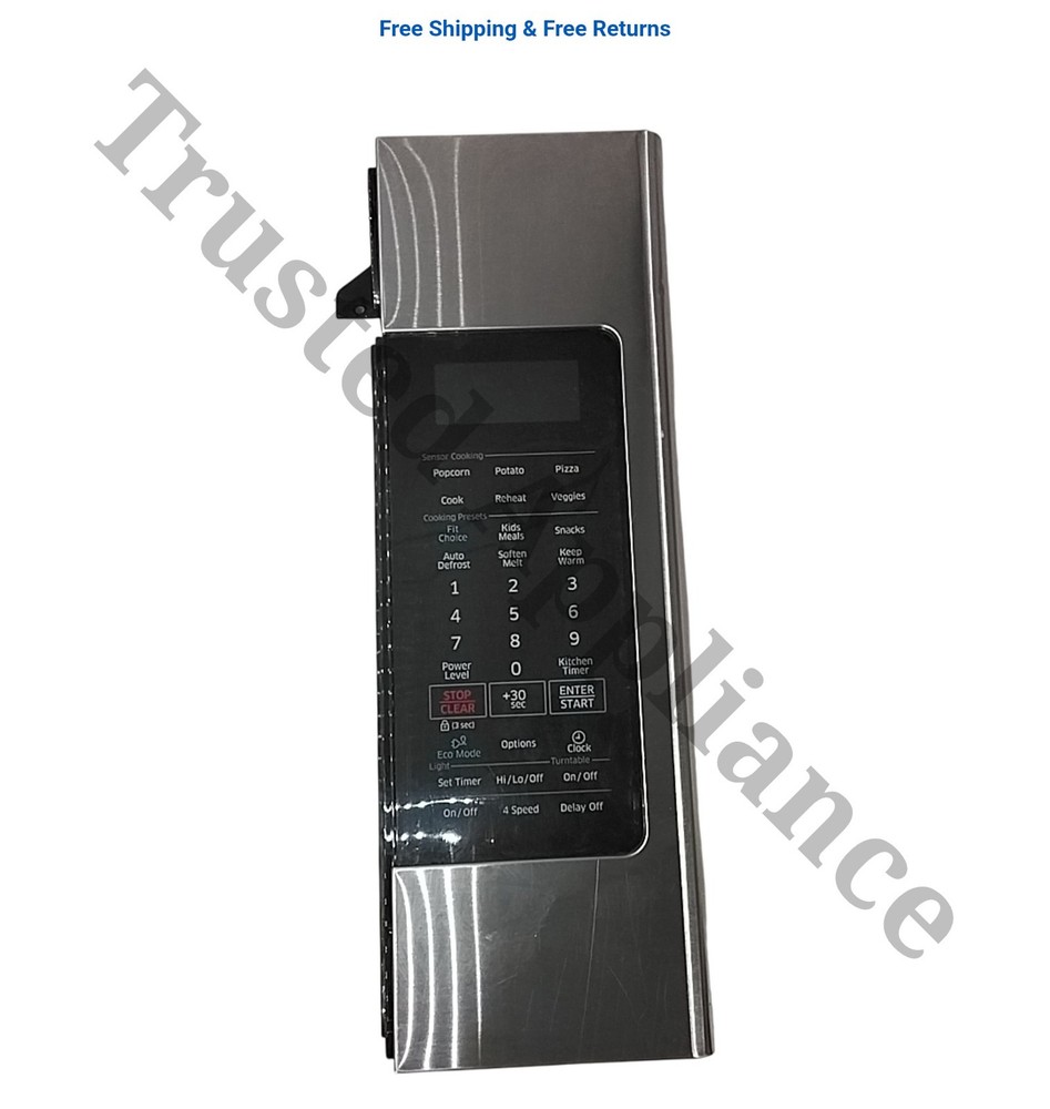 Samsung Microwave Control Panel Console DE94-03162C black