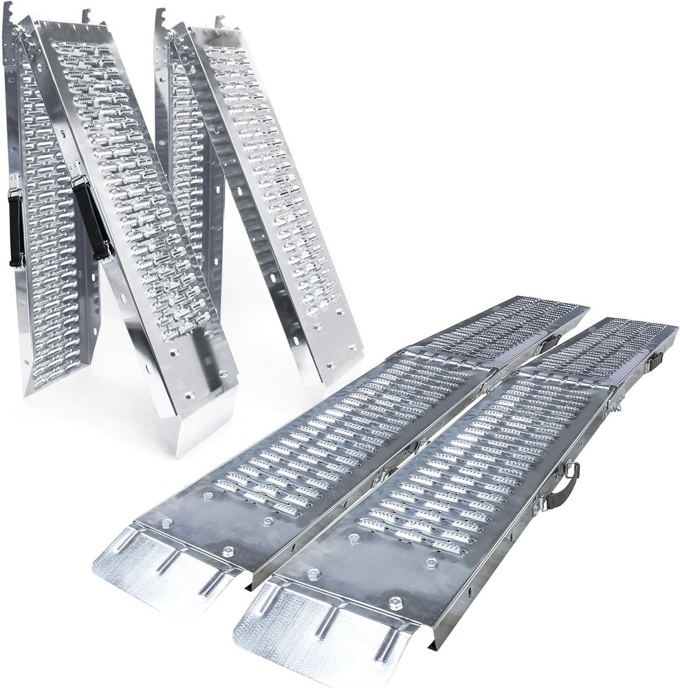 Galvanized Steel Loading Ramps 160cm – Safe and Durable for Multi-Purpose Use