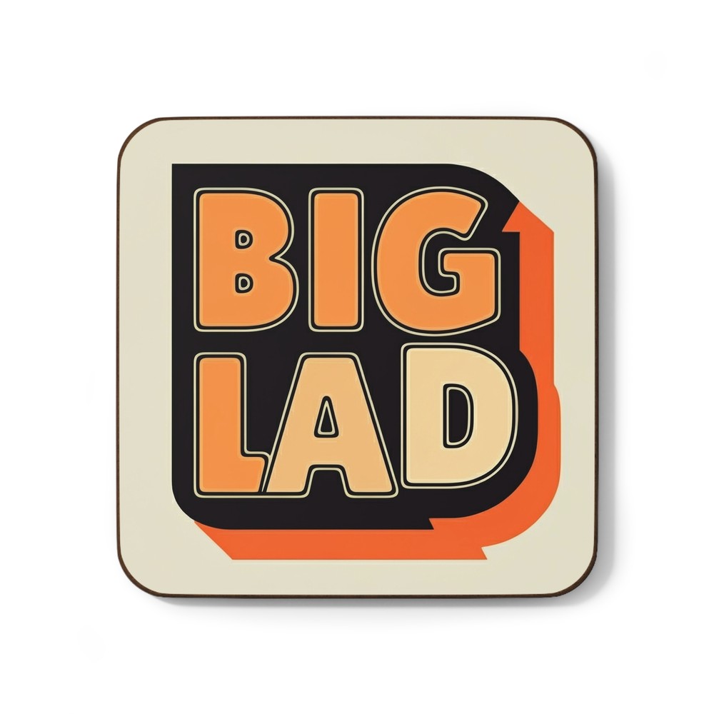 BIG LAD Hardboard Back Coaster