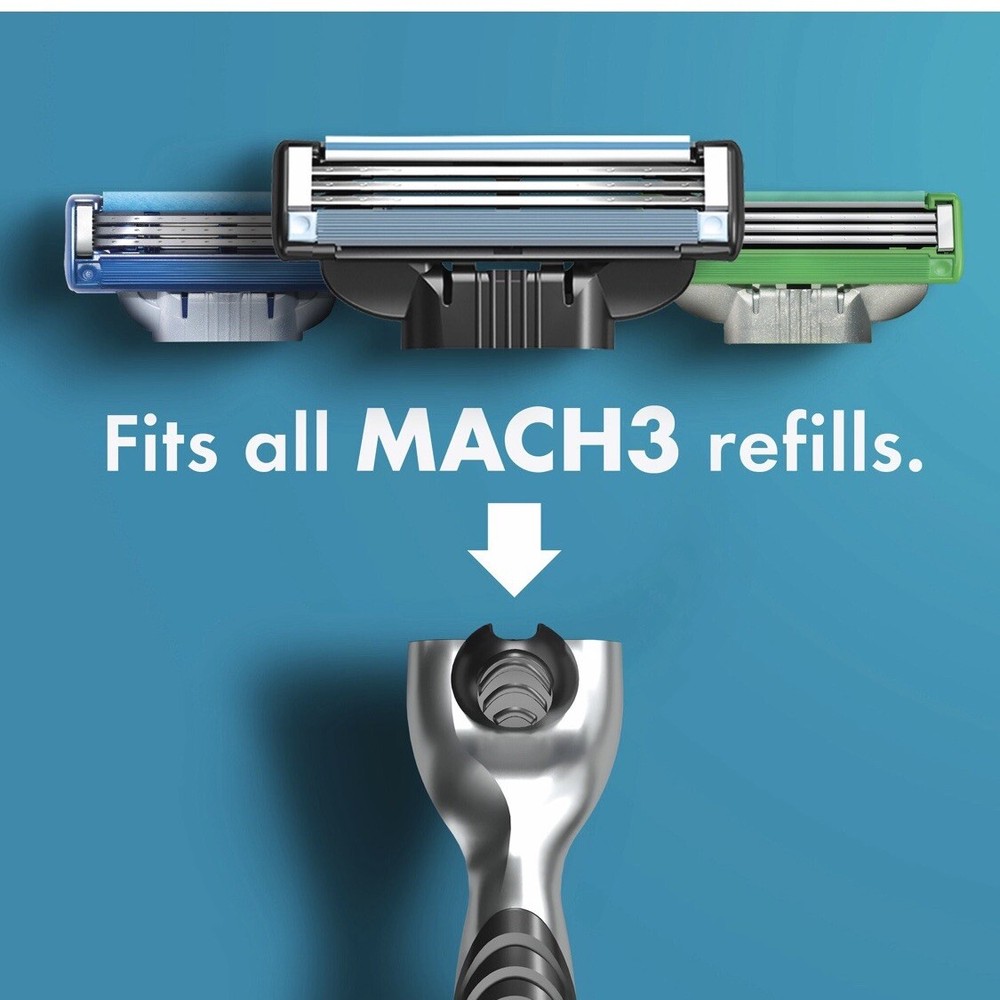 2 Pack: Gillette Men's Razor, Handle & 1 Blade Refill