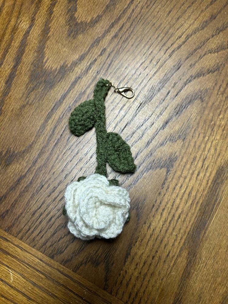 Crochet Flower Bag Charms