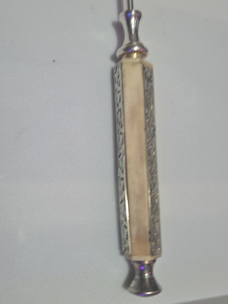 14" Silver Plated Candle Snuffer
