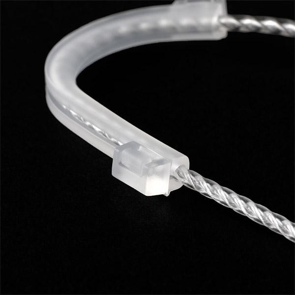 Final FI-EHBCL Ear Hooks Type B Clear Secure Fit Silicone Cable Lock Design