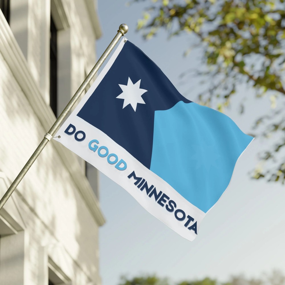 Do GOOD Minnesota Flag — Double-Sided