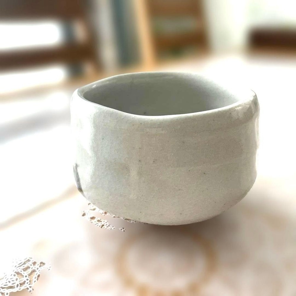 Tea Utensils Shino ware matcha white