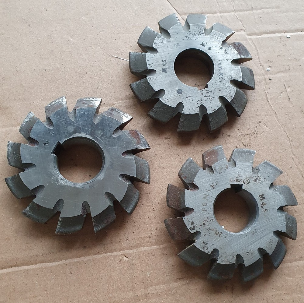 Involute Gear Cutter M4,5PA 20°  HSS M2.