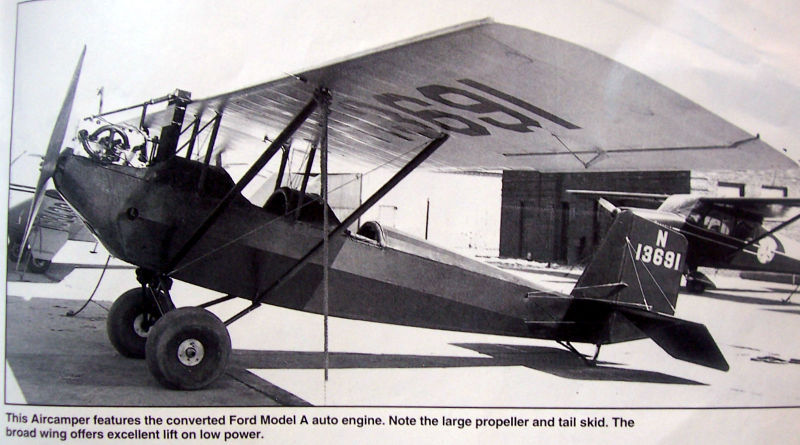 PIETENPOL AIR CAMPER PLAN + CONSTRUCTION ARTICLE for 60" Span RC Model Airplane
