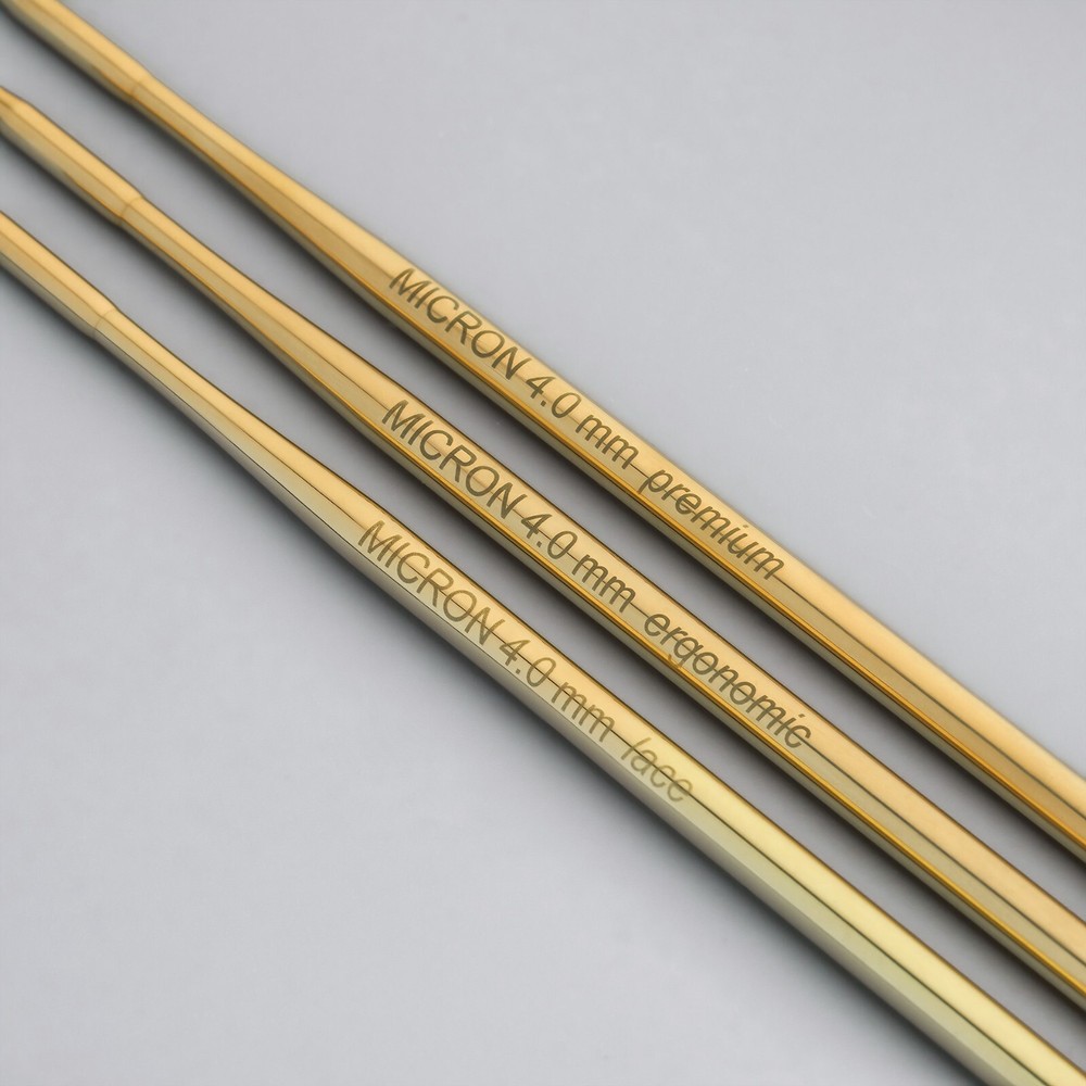 Micron interchangeable knitting needles Shortened Ergonomic