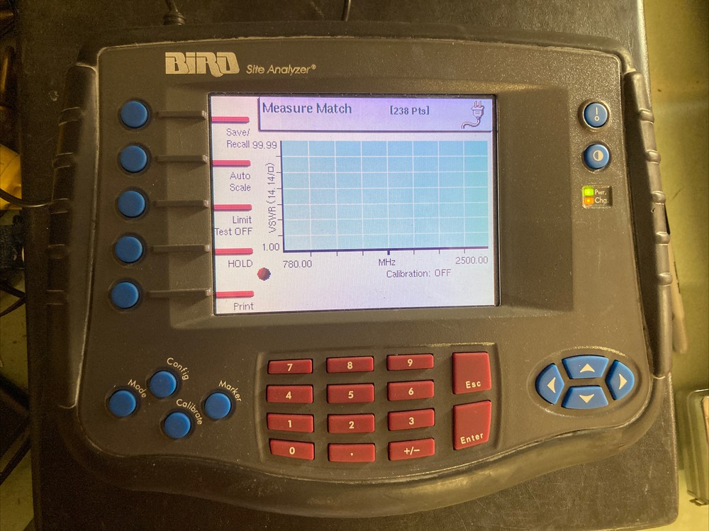 Bird Site Analyzer Model SA-2500EX 780-2500 MHz