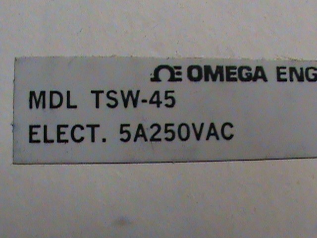 Omega TSW-45 Adjustable Temperature Switches