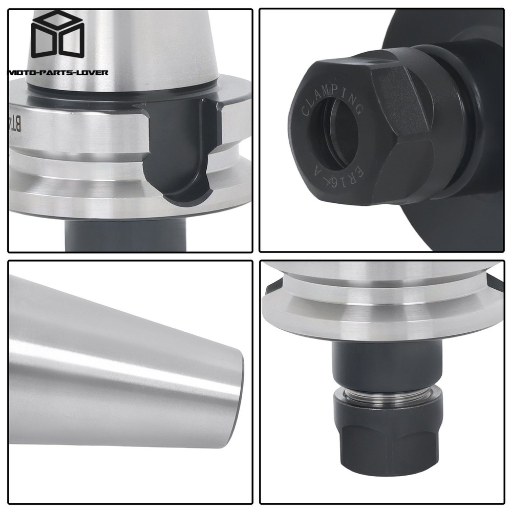BT40 ER16 70L Collet Chuck Set M16 Thread 4 Pack Toolholders CNC
