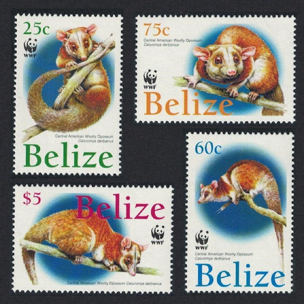 Fauna Animals WWF 3 Sets Belarus Belize Benin